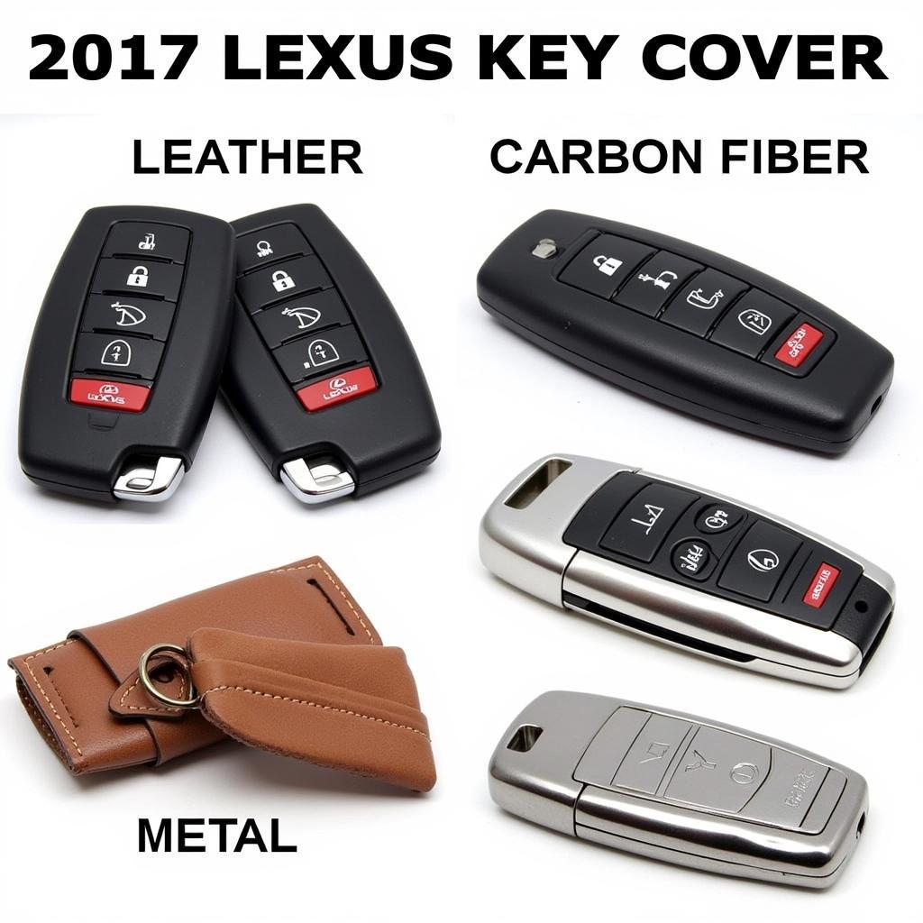 Different Materials for 2017 Lexus Key Fob Covers