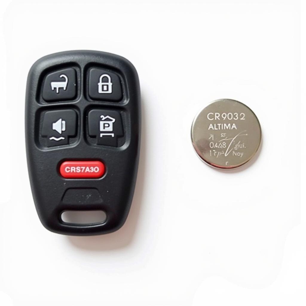 2017 Nissan Altima Key Fob Battery Size