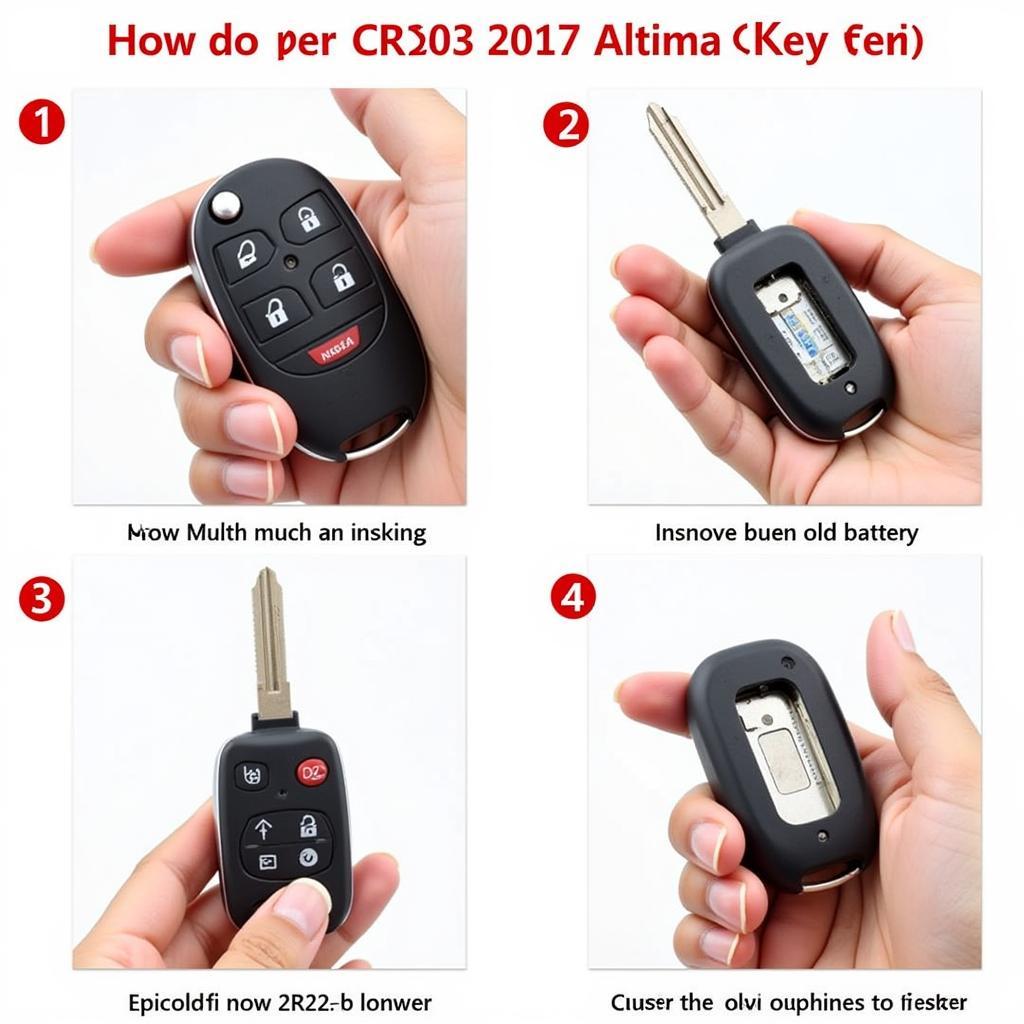 Step-by-step guide to replace 2017 Nissan Altima key fob battery