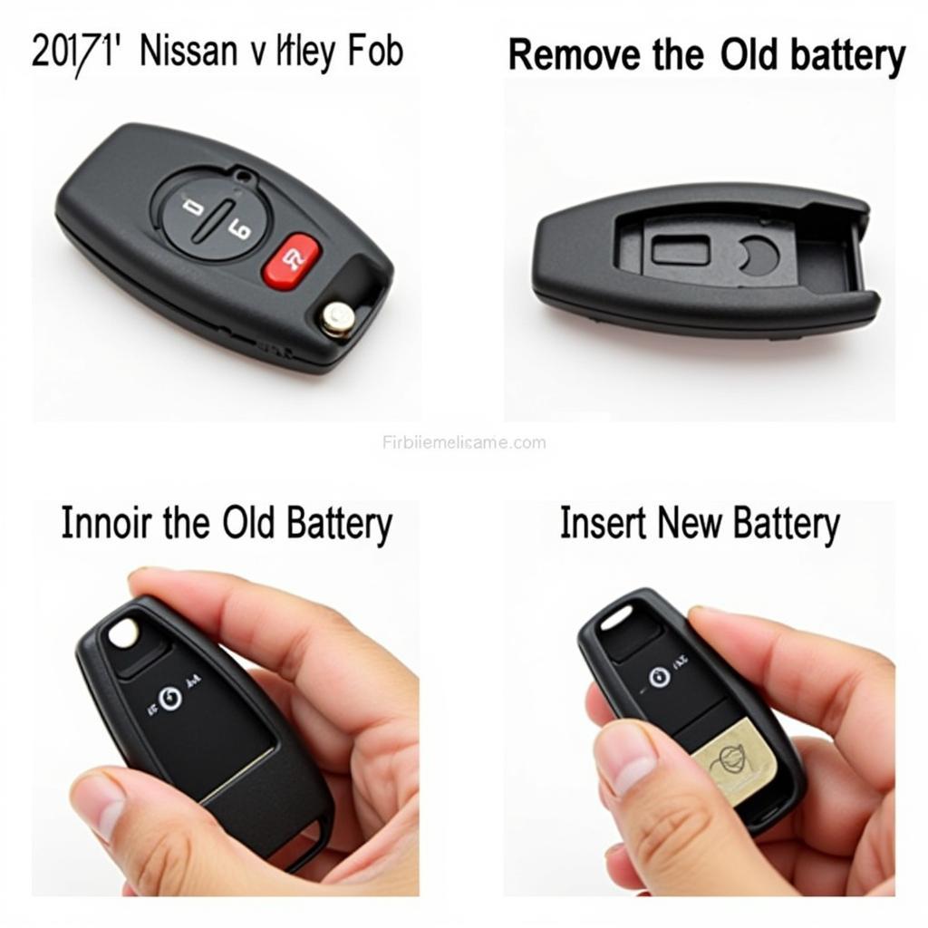 Replacing the Key Fob Battery in a 2017 Nissan Maxima