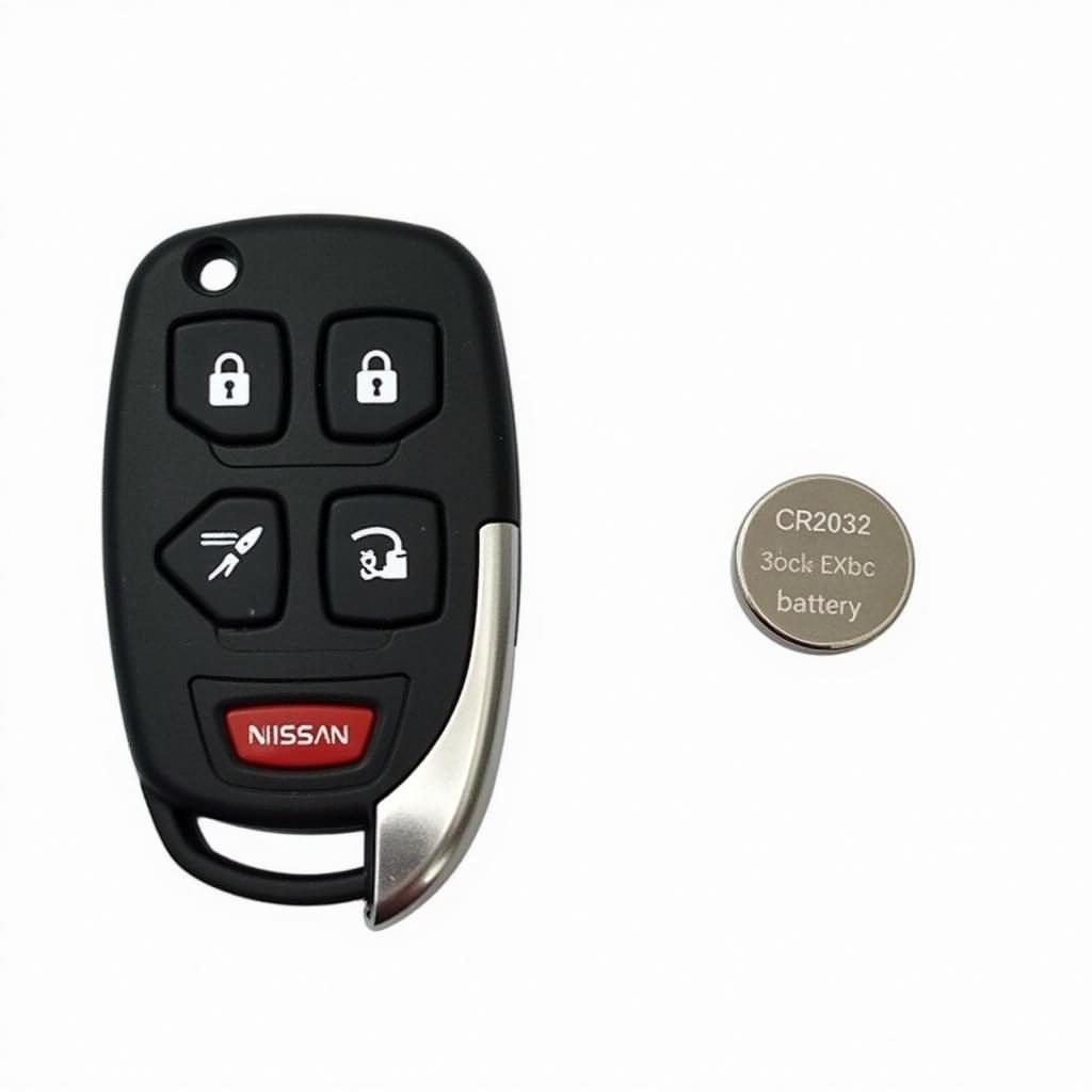 2017 Nissan Pathfinder Key Fob and CR2032 Battery