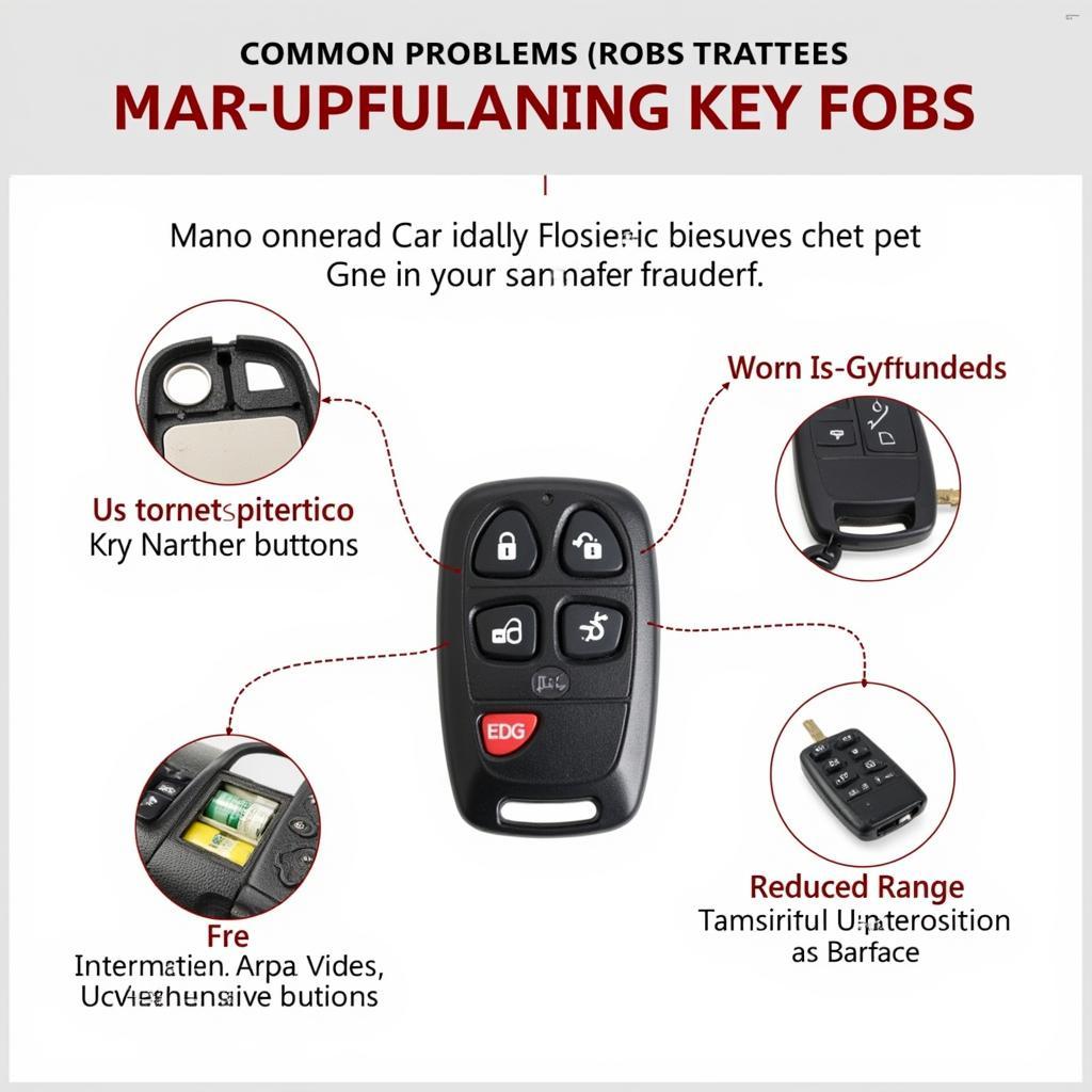 2017 Nissan Pathfinder Key Fob Malfunctioning Signs: Troubleshooting common key fob issues for the 2017 model year, including intermittent operation, reduced range, and unresponsive buttons.