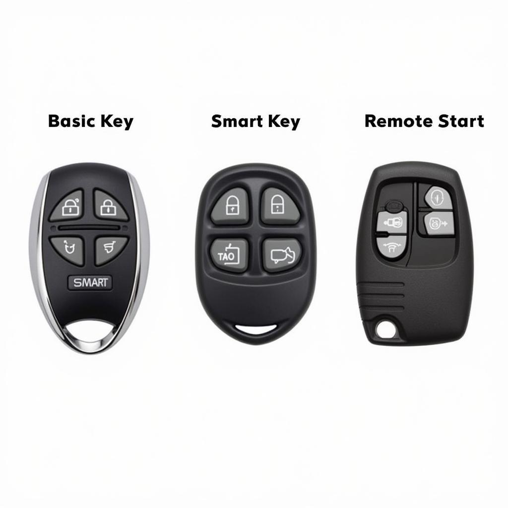 Different 2017 Nissan Rogue Key Fob Types