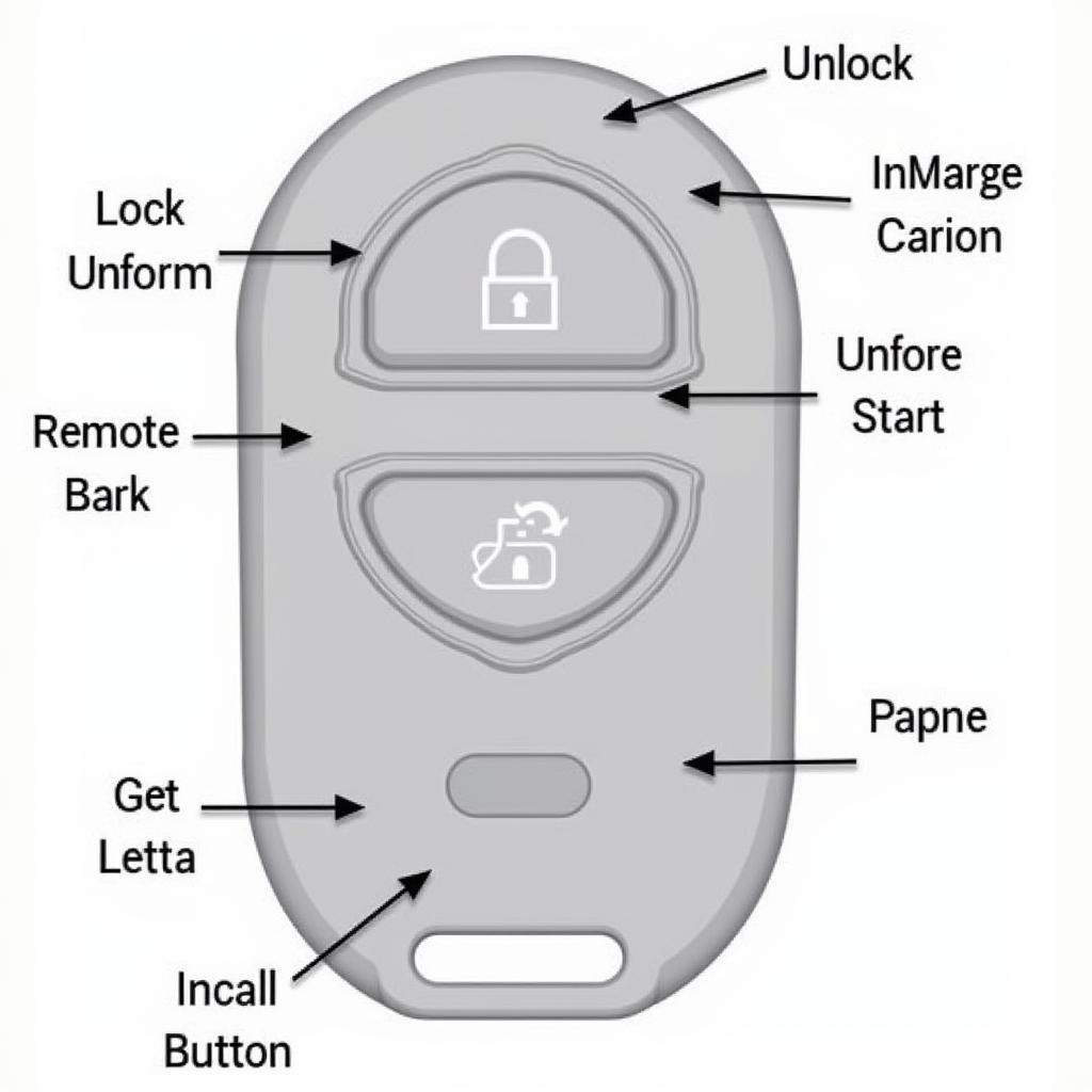 2017 Nissan Titan Key Fob Buttons and Functions