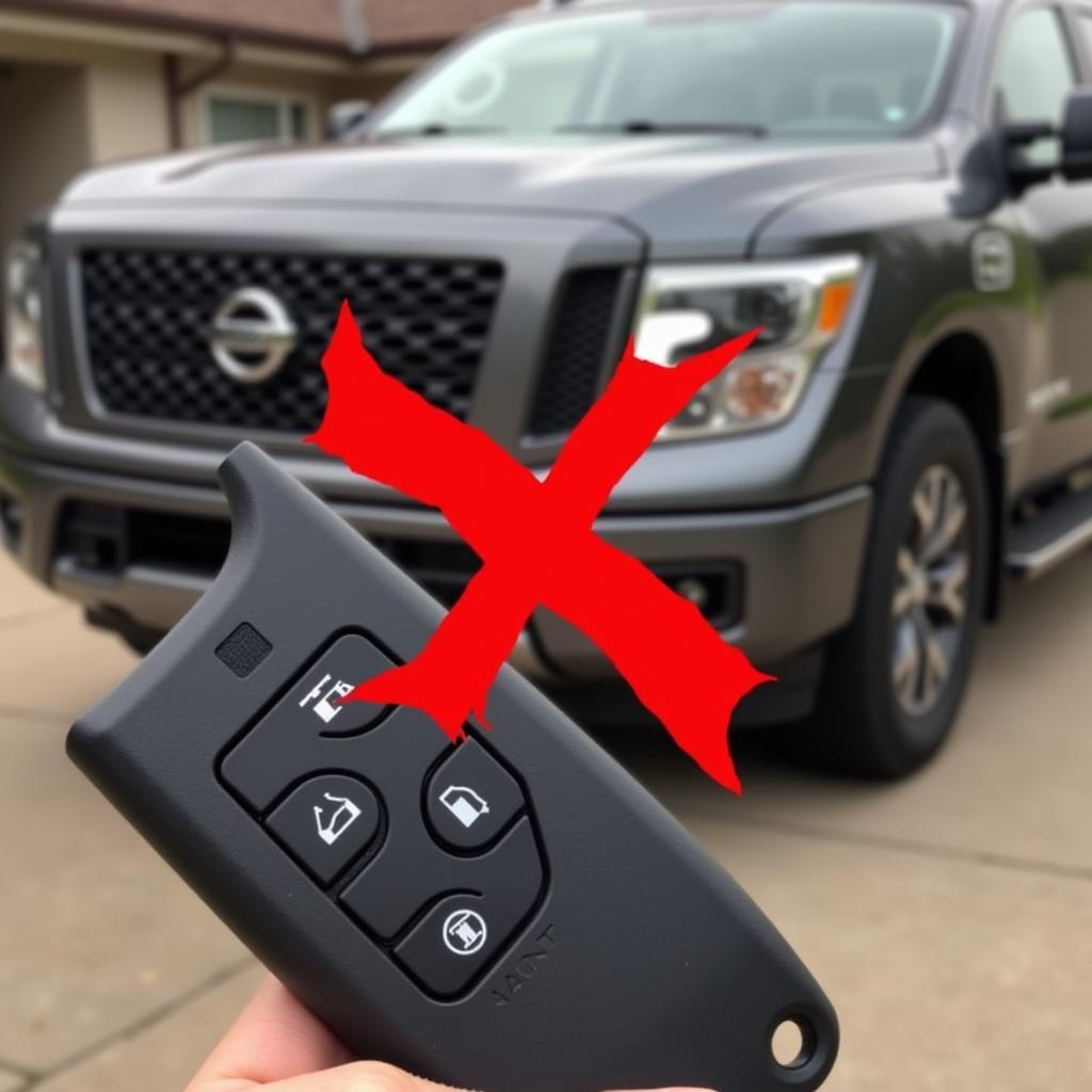 2017 Nissan Titan Key Fob Malfunction