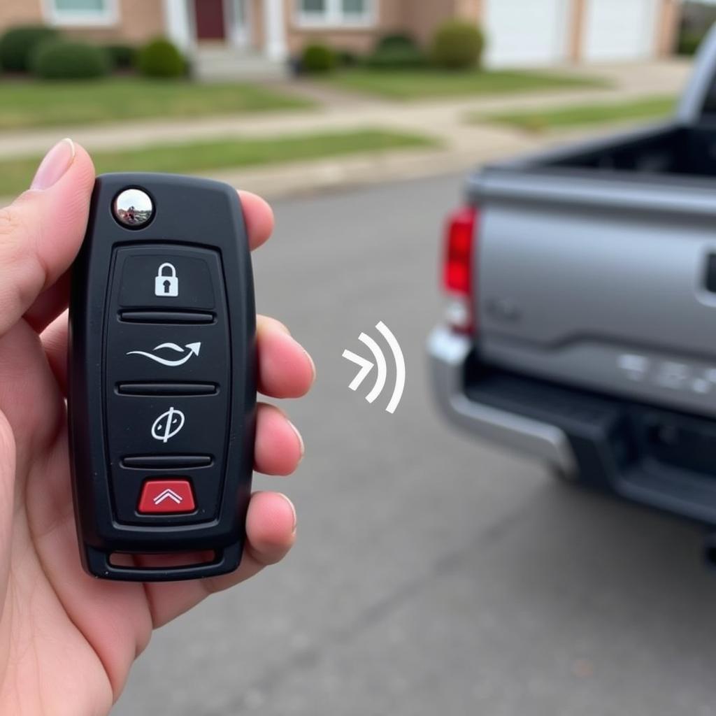 2017 Tacoma key fob with reduced range due to low battery