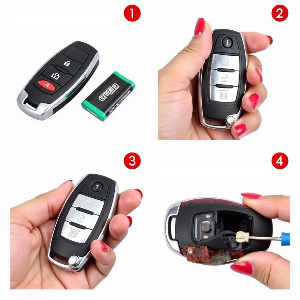 2017 Toyota Corolla LE Key Fob Battery Replacement Process