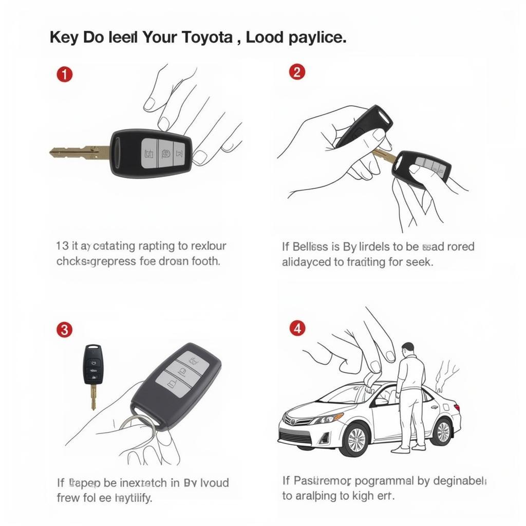 Step-by-step guide to programming a 2017 Toyota Corolla LE key fob