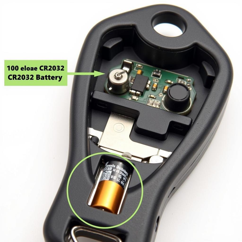 Locating the battery inside the 2017 Toyota Highlander key fob