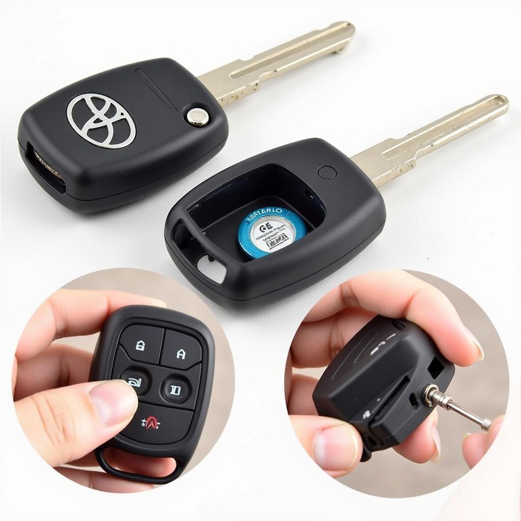 Replacing the battery in a 2017 Toyota Highlander key fob