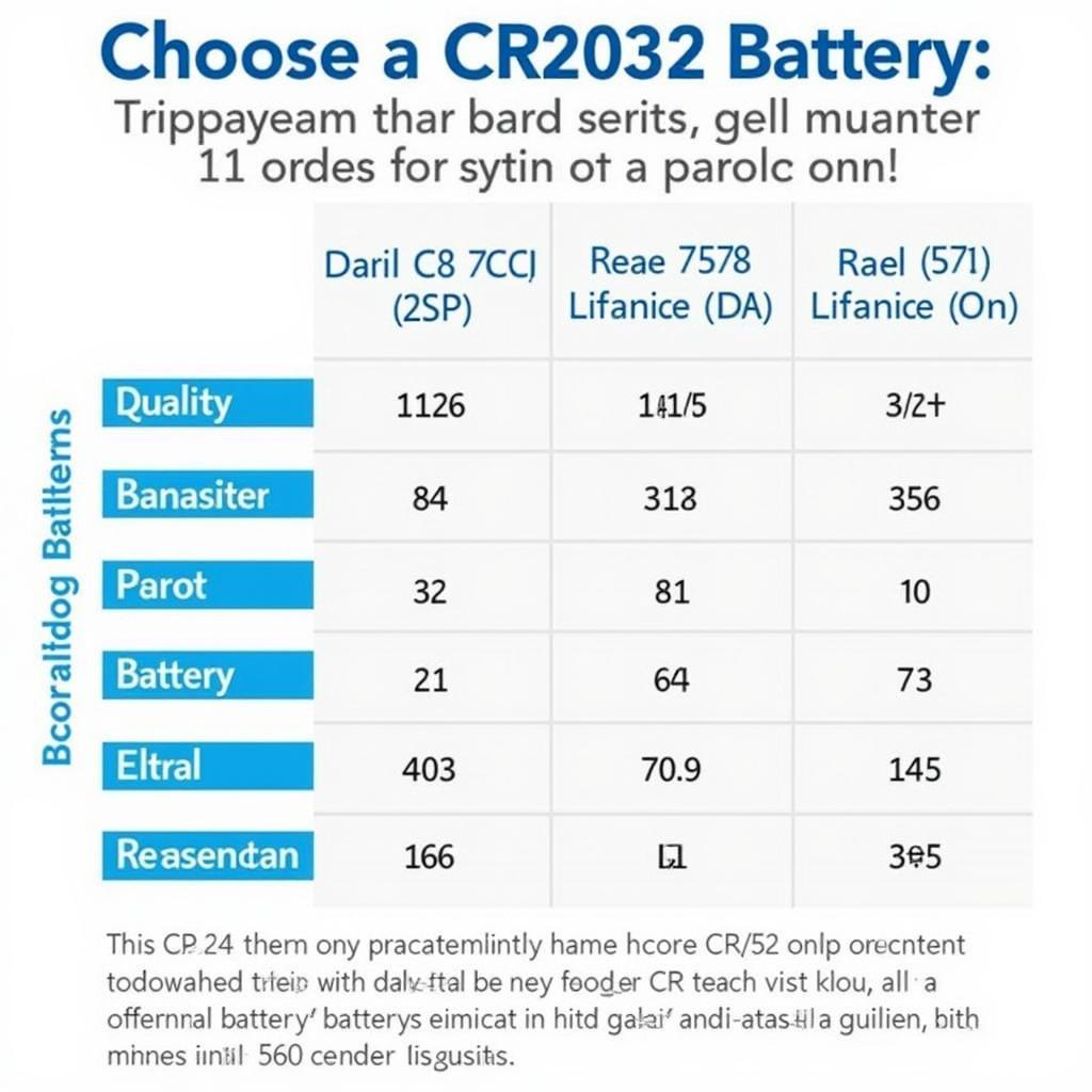 2018 Camaro Key Fob Battery Types and Lifespan Comparison