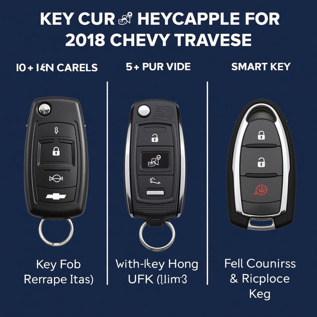 Different 2018 Chevy Traverse Key Fobs