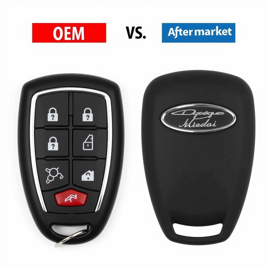 2018 Dodge Charger Key Fob Types - OEM vs Aftermarket