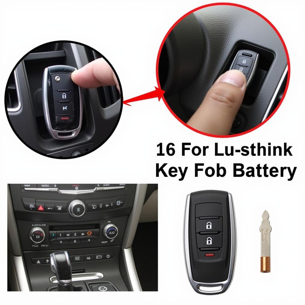 Replacing the key fob battery in a 2018 Ford Edge