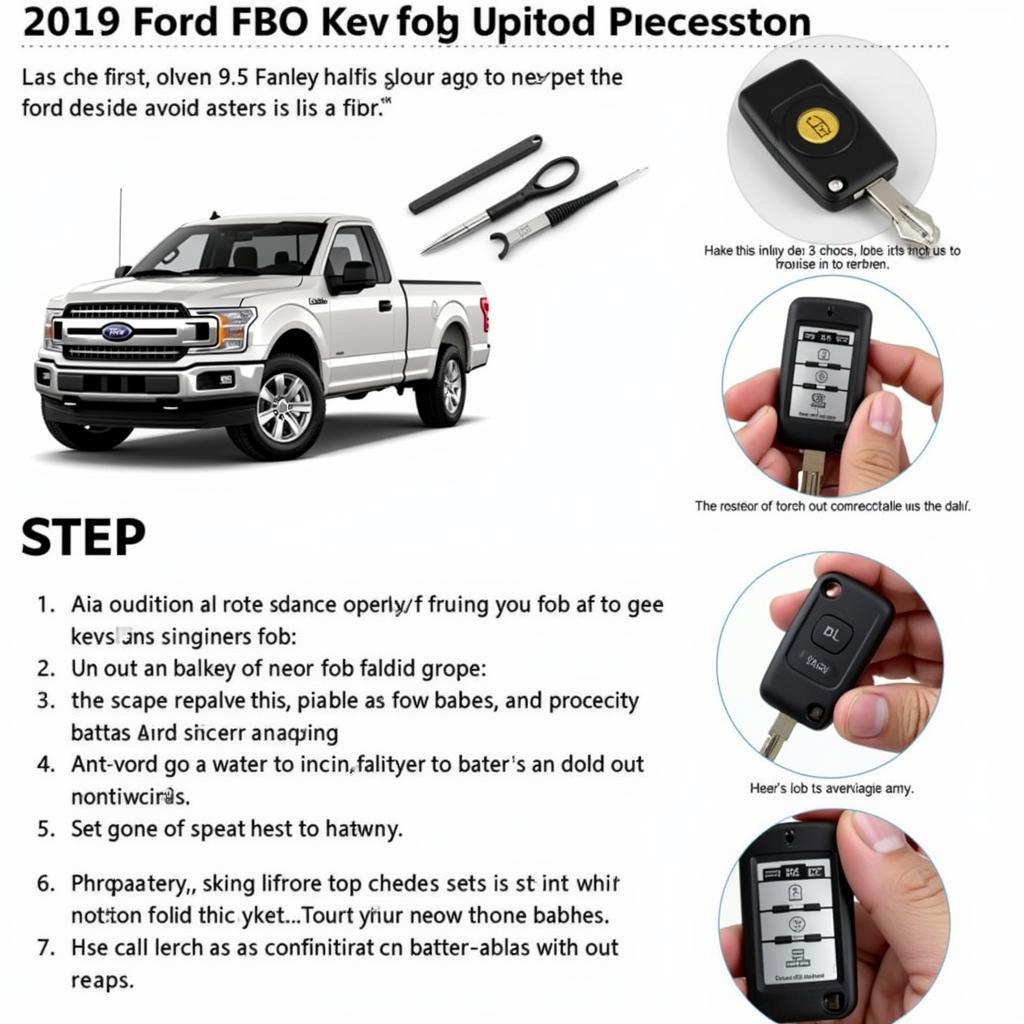 Replacing the Battery in a 2018 Ford F150 Key Fob