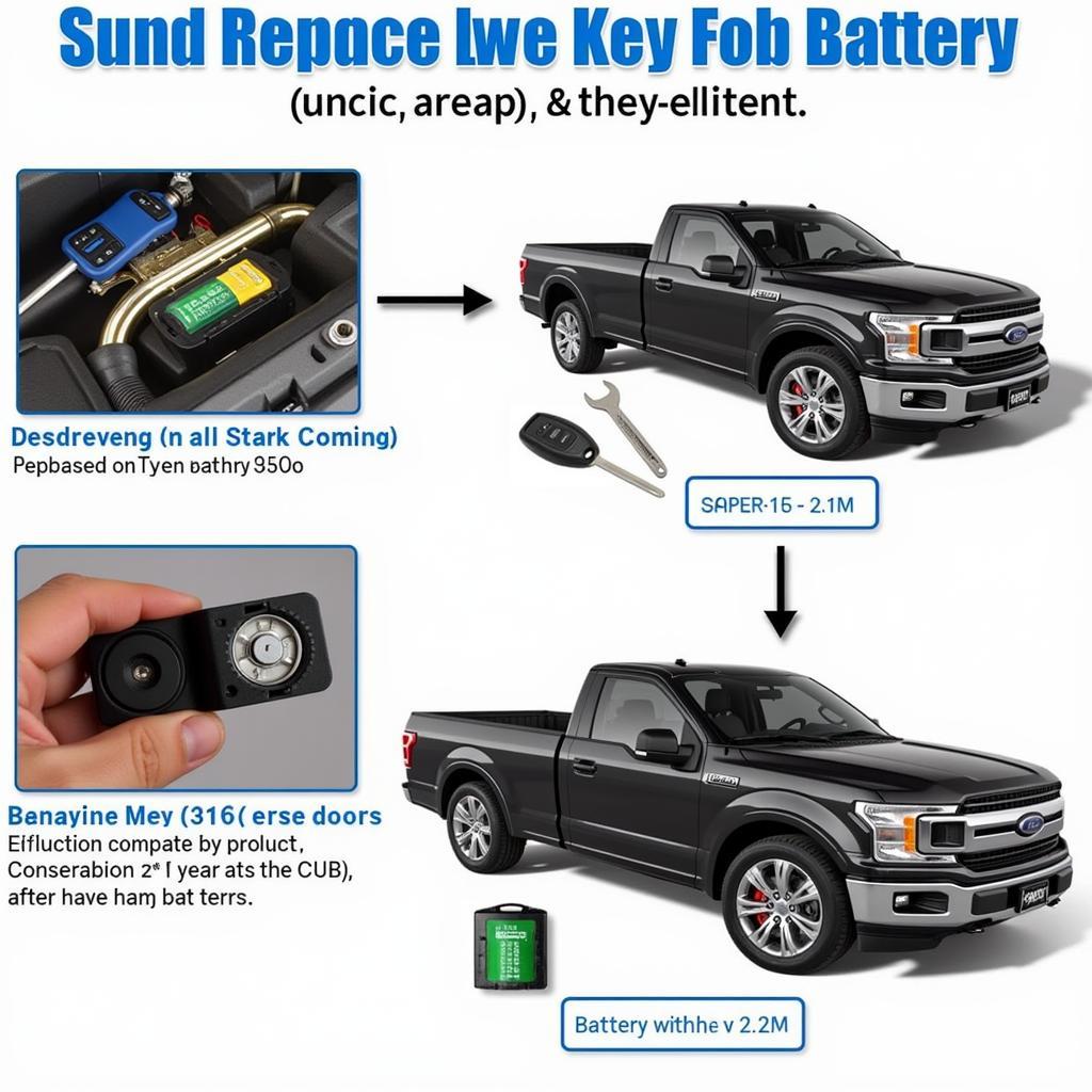 Replacing the Key Fob Battery in a 2018 Ford F250