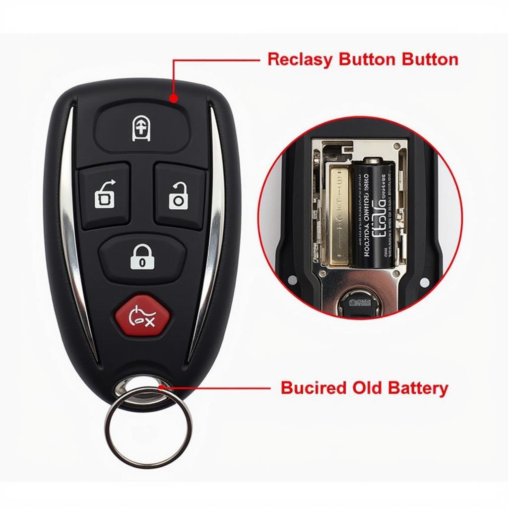 2018 Ford Fusion Hybrid Key Fob Battery Location: Identifying the release button and battery compartment