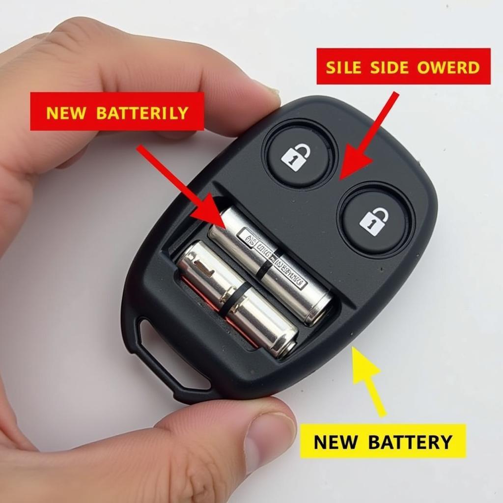 New CR2032 battery installed in the 2018 Ford Fusion Sport key fob