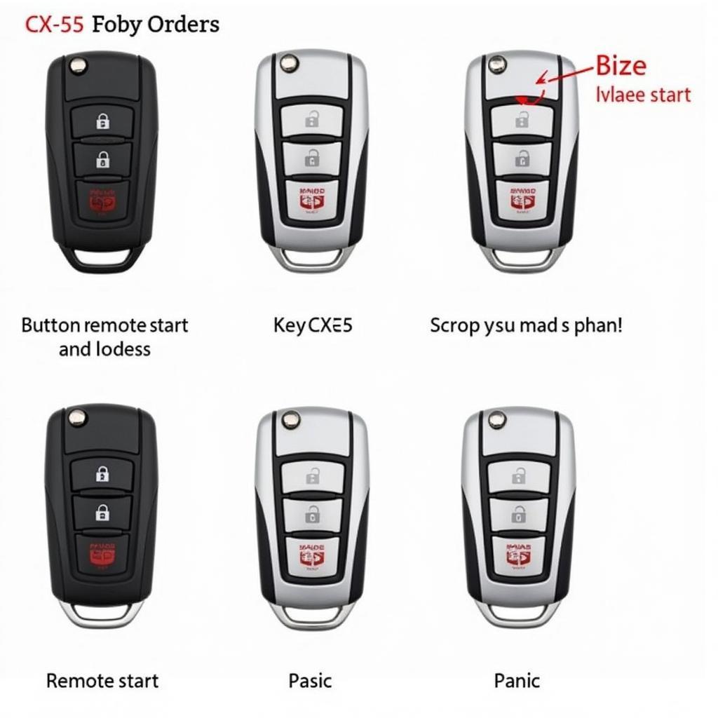 Different Types of 2018 Mazda CX-5 Key Fobs