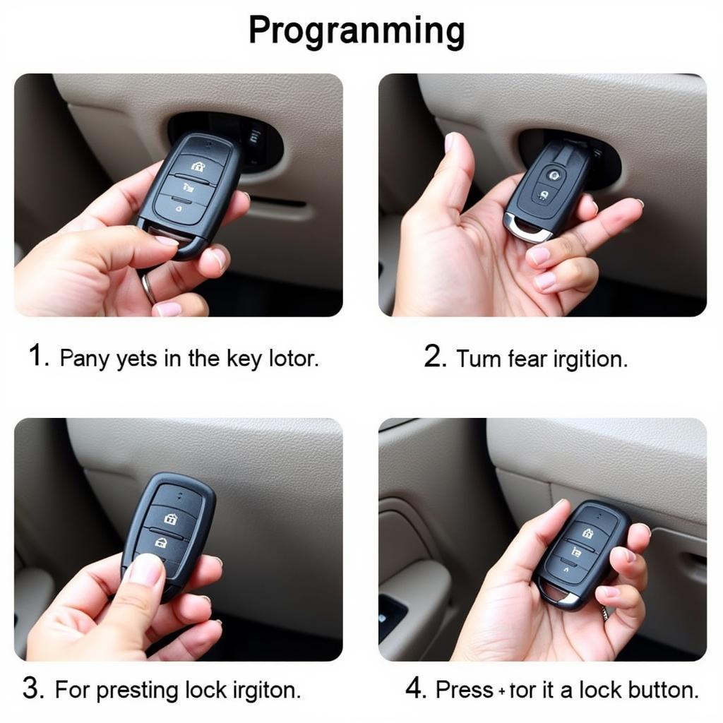 Step-by-step guide for programming a 2018 Nissan Sentra key fob