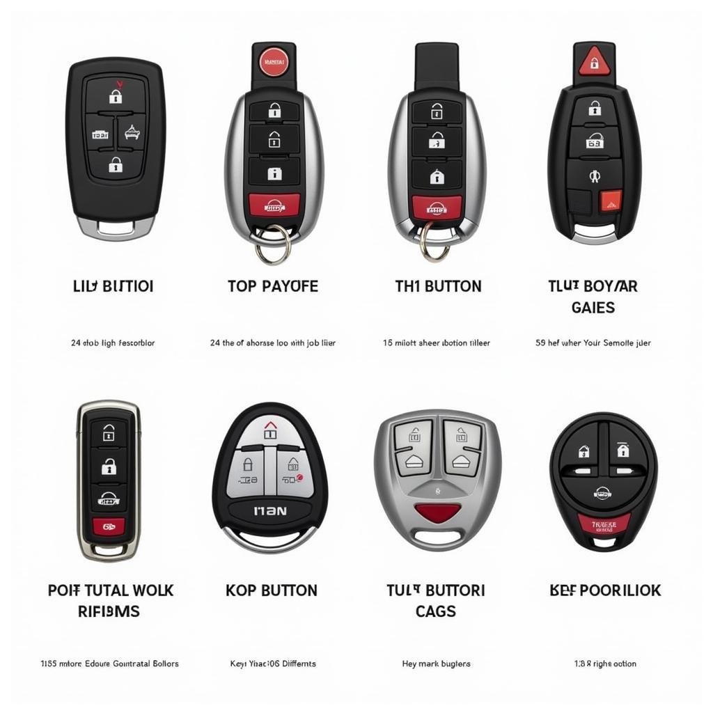 Different 2018 Nissan Titan Key Fob Types