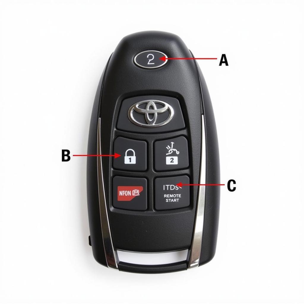 2018 Toyota Camry Remote Start Key Fob Functions