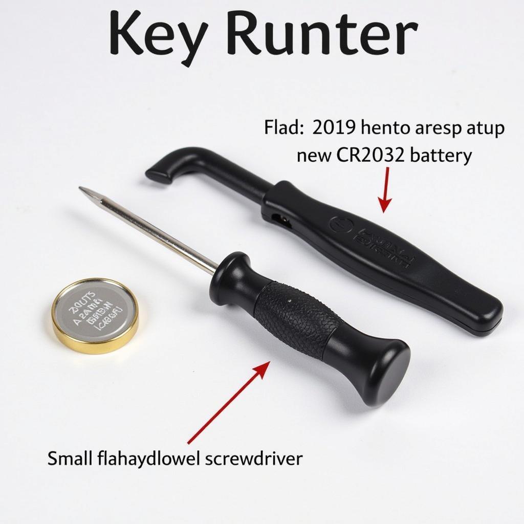 2019 4Runner Key Fob Battery Replacement Tools