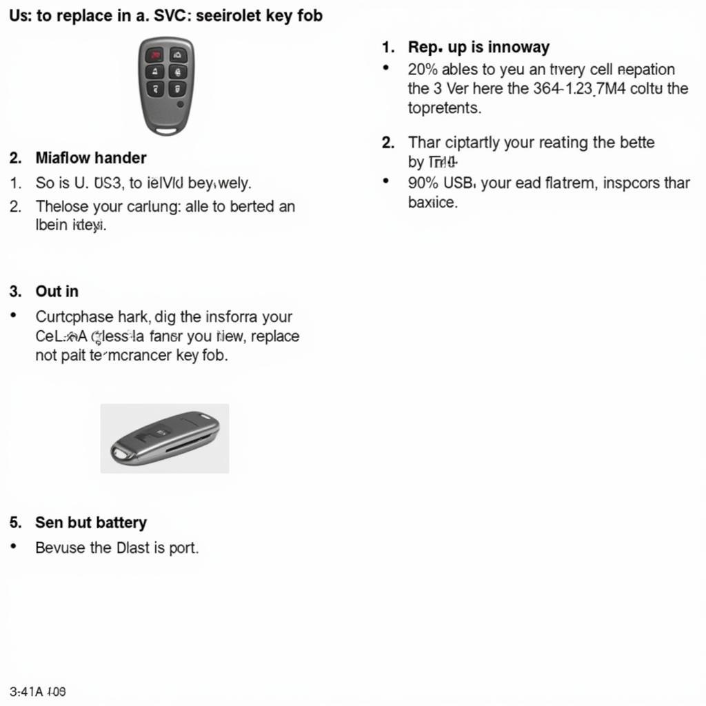 Replacing the Battery in a 2019 Chevrolet Traverse Key Fob