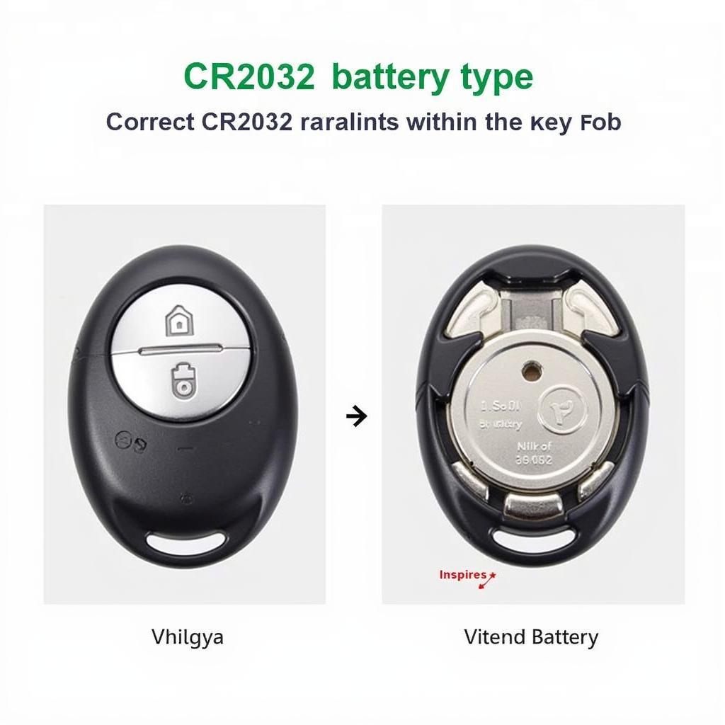 Correct Battery Type and Placement in 2019 Chrysler Pacifica Key Fob