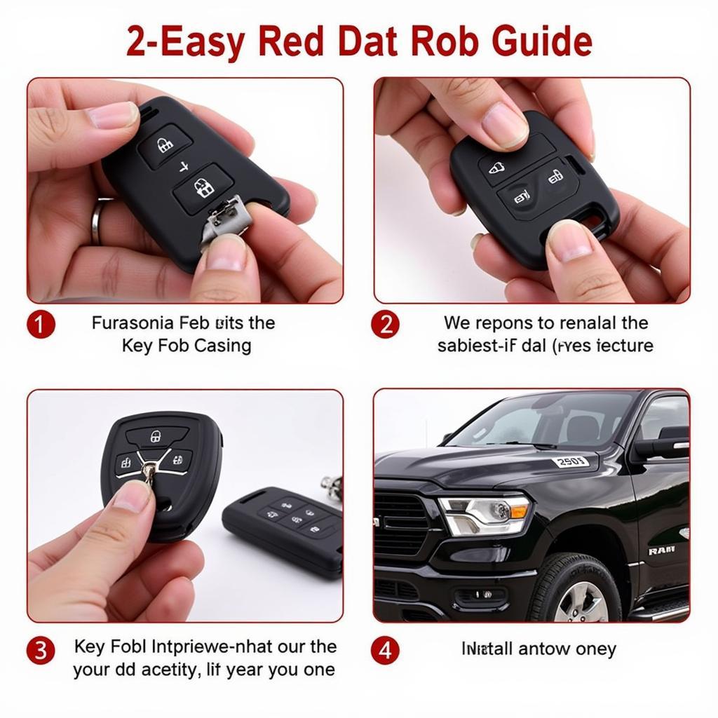 Replacing the Key Fob Battery on a 2019 Dodge Ram 1500