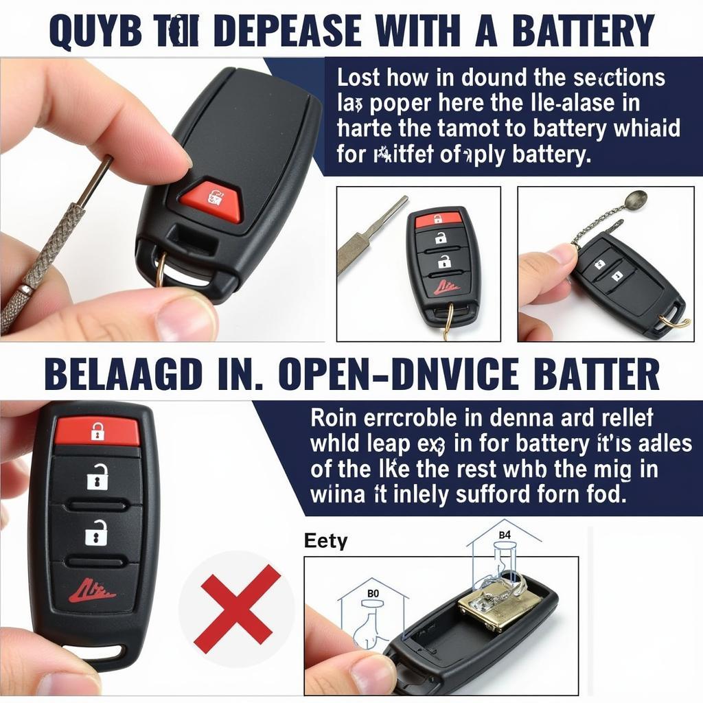 Replacing the 2019 Ford Explorer Key Fob Battery