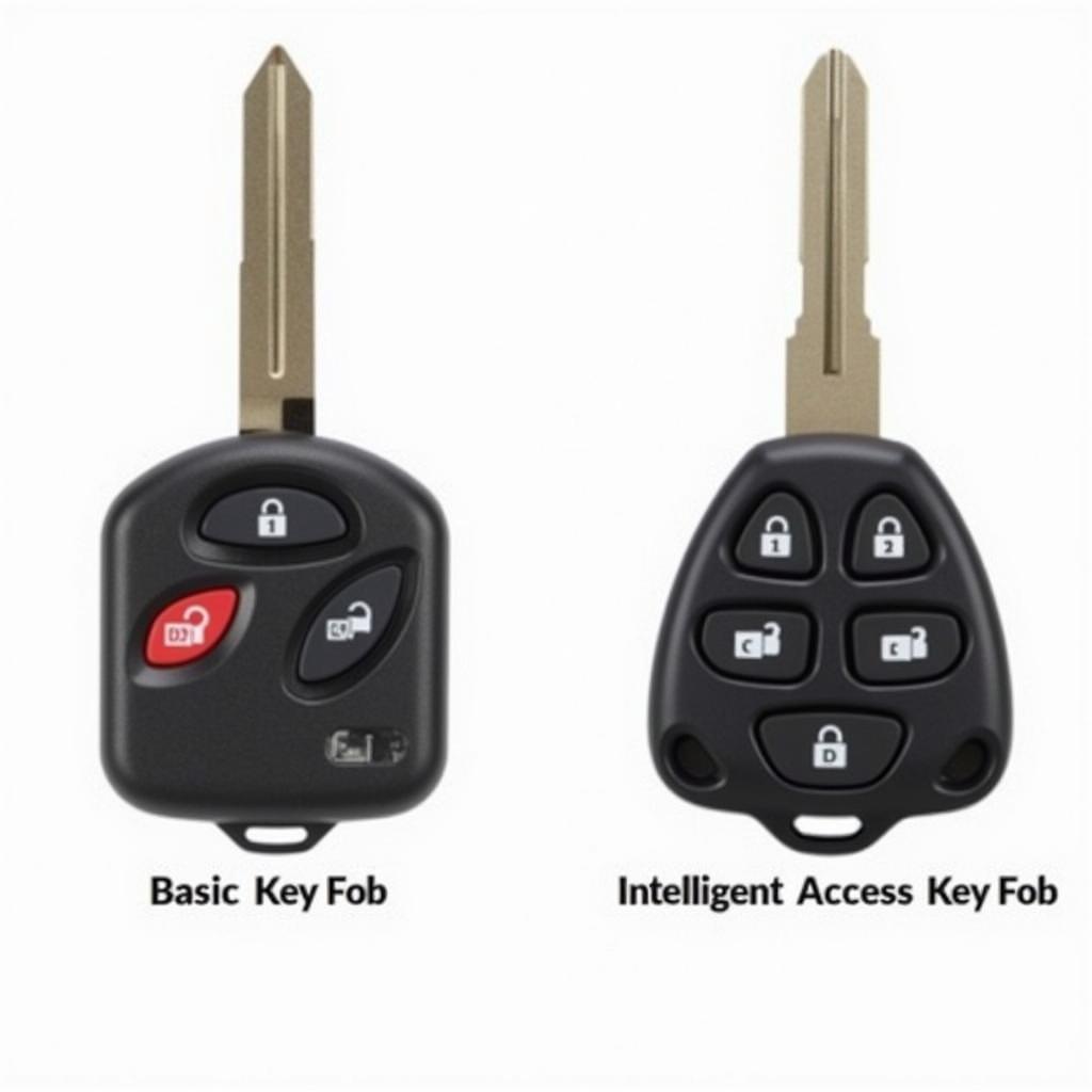 2019 Ford F-150 Basic and Intelligent Access Key Fobs Comparison