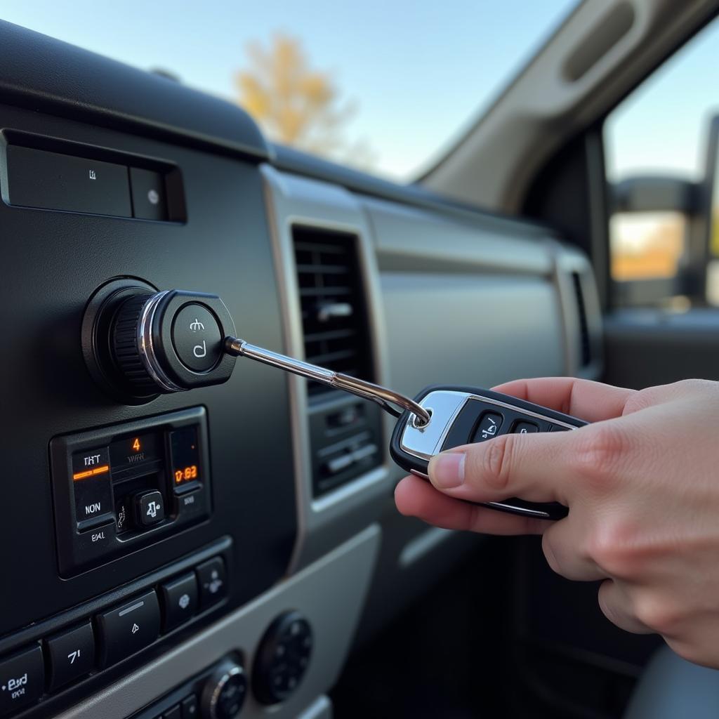 2019 Ford F250 Key Fob with Reduced Operating Range due to Low Battery