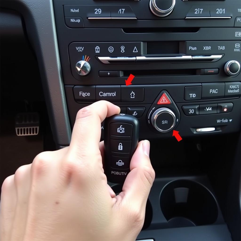 Activating Remote Start on a 2019 Ford Fusion Key Fob