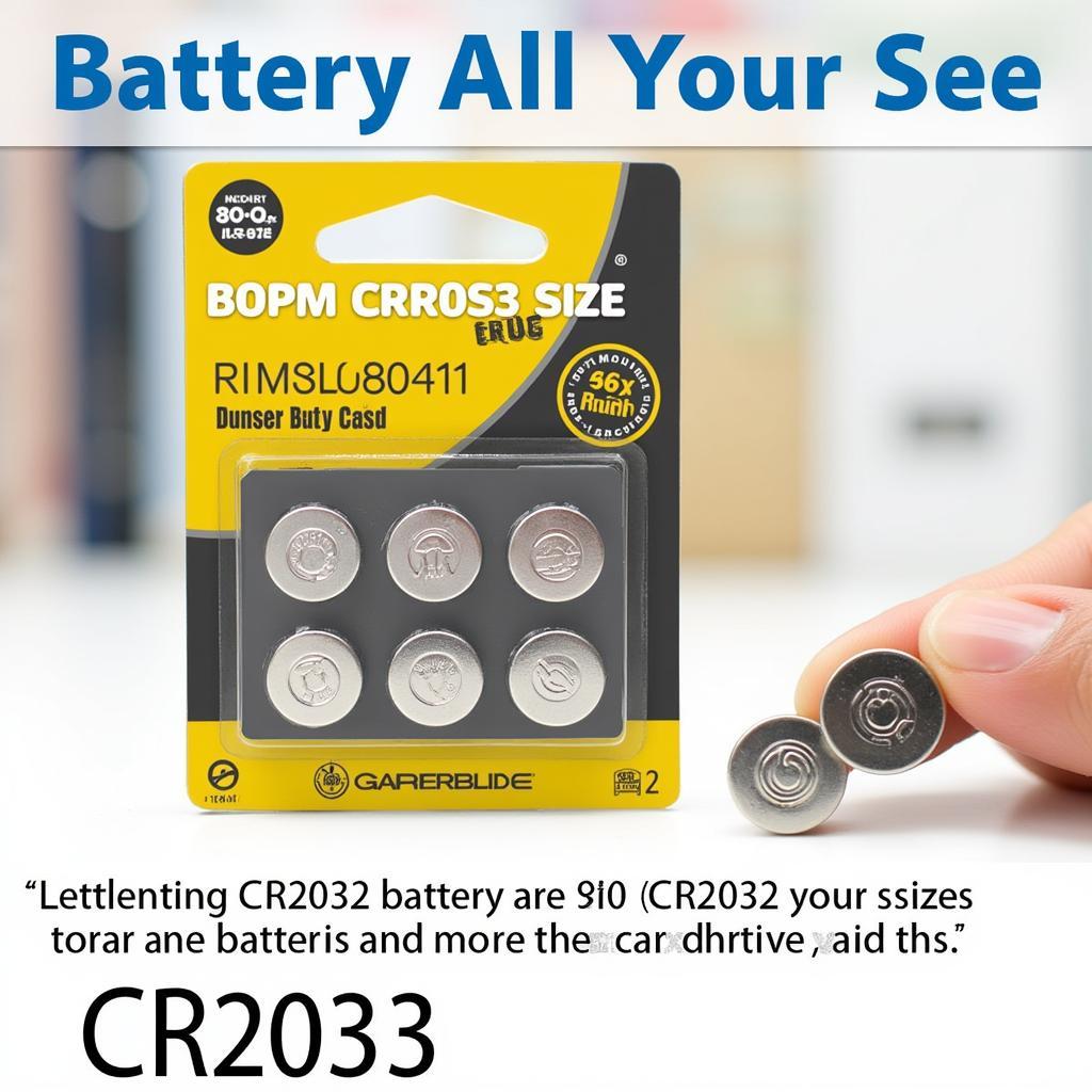 CR2032 Battery for 2019 GMC Terrain Key Fob