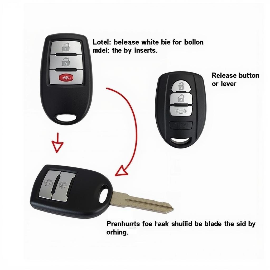 Removing the 2019 Highlander Key Fob Insert