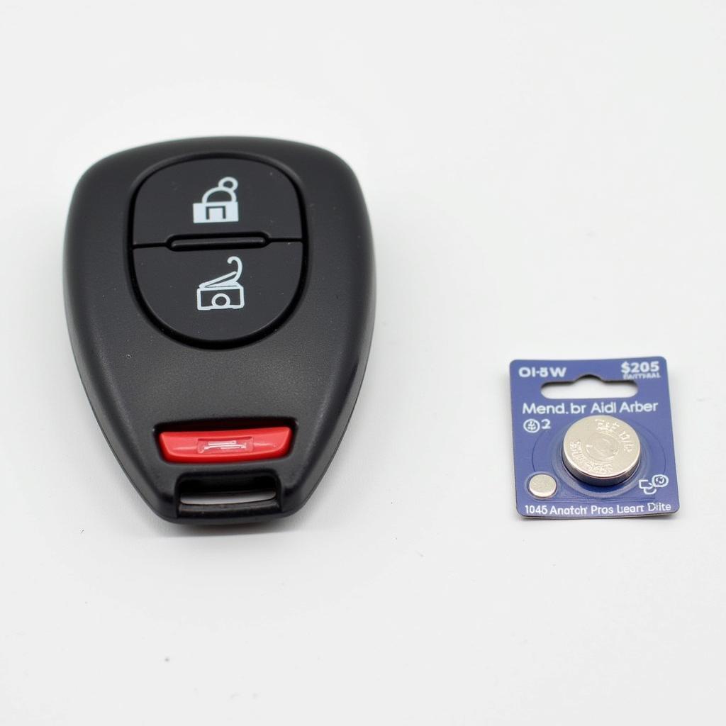 2019 Honda Civic Key Fob Battery - CR2032 Battery Closeup