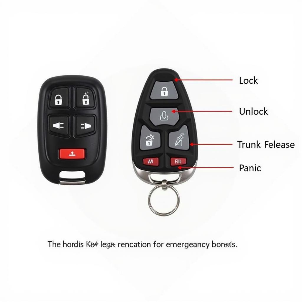 2019 Honda Pilot Key Fob: Lock, Unlock, Trunk Release, Panic Button