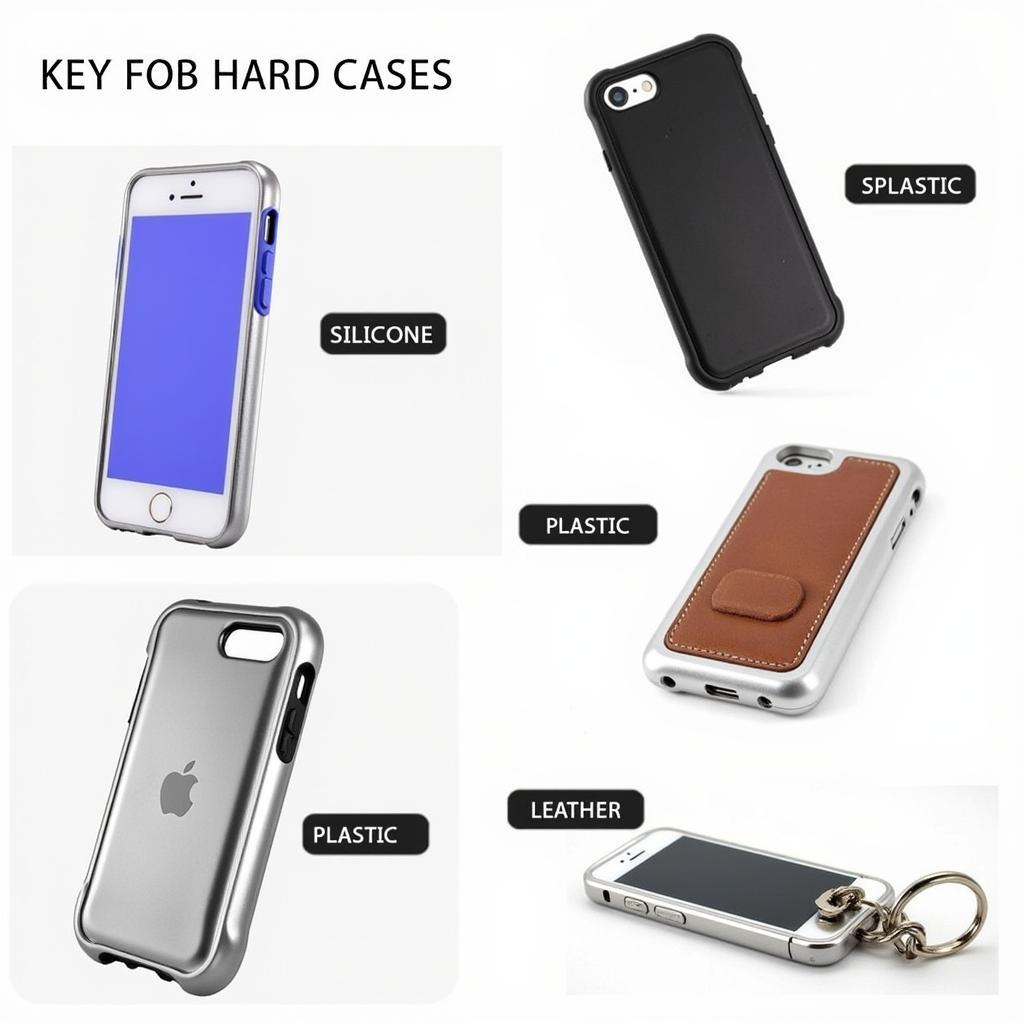 Different types of 2019 Hyundai Kona key fob hard cases