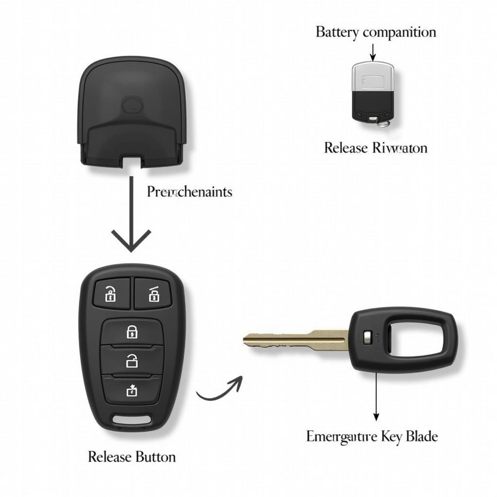 2019 Jeep Cherokee Key Fob Components Explored