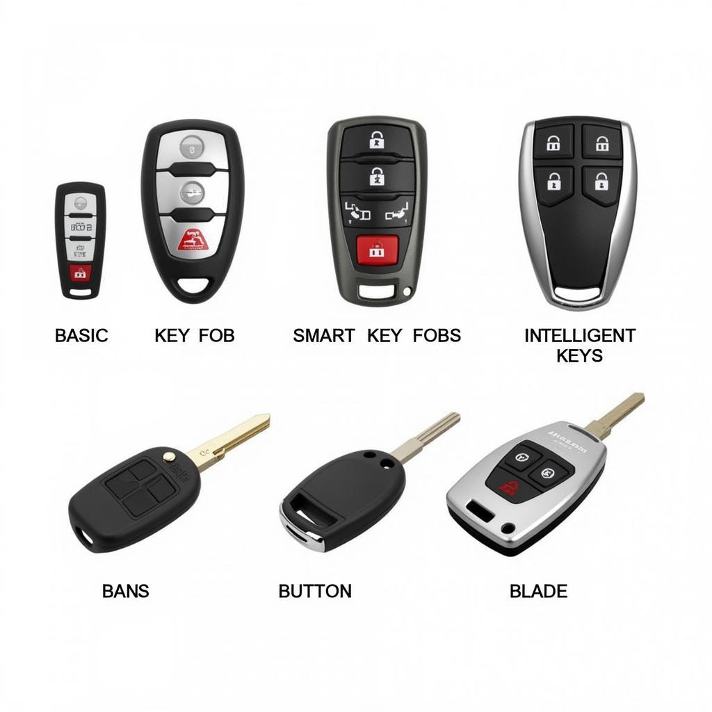 Different 2019 Nissan Key Fob Types