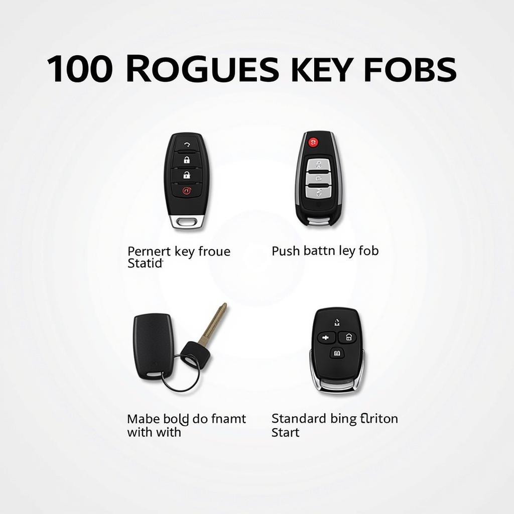 Different Types of 2019 Nissan Rogue Key Fobs