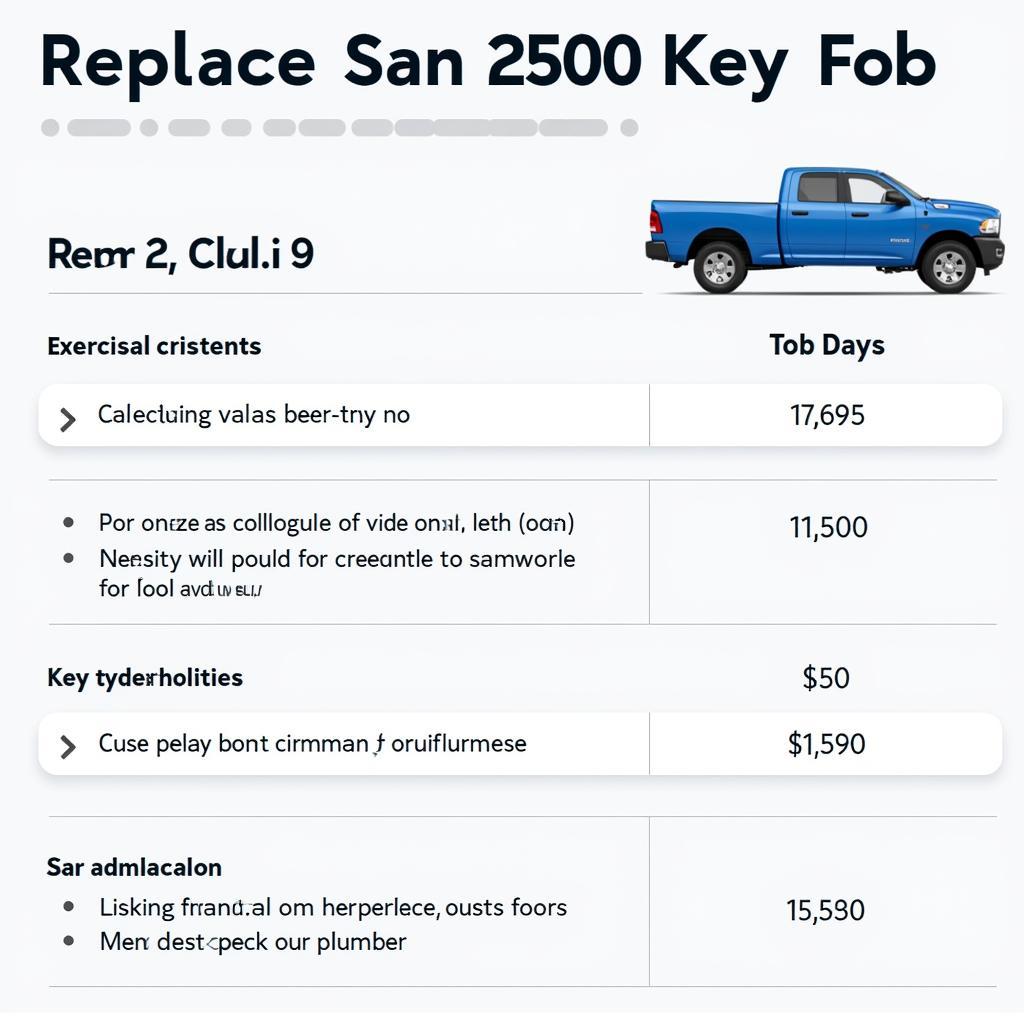 Cost Breakdown of 2019 Ram 2500 Key Fob Replacement