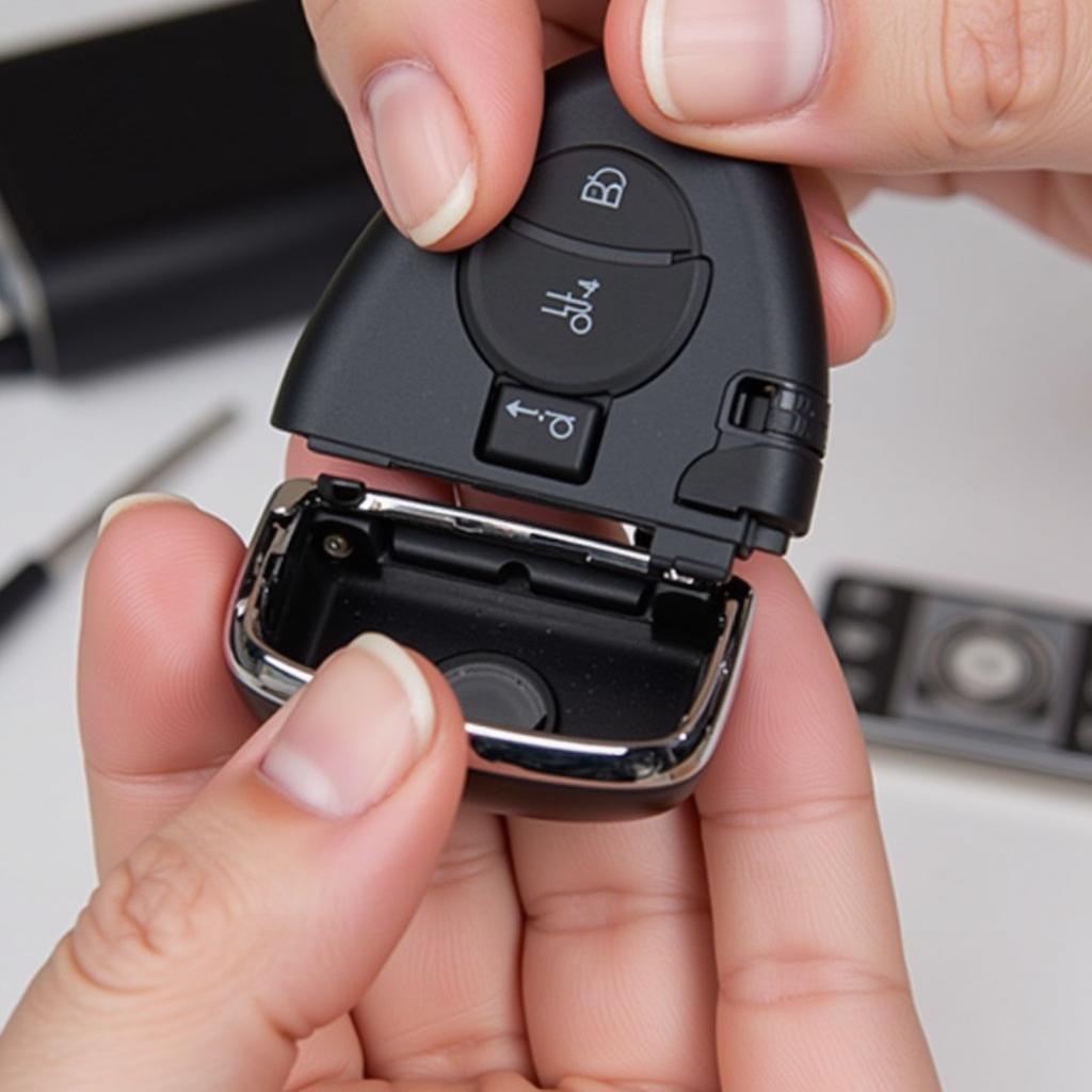 Reassembling the 2019 Toyota CHR Key Fob