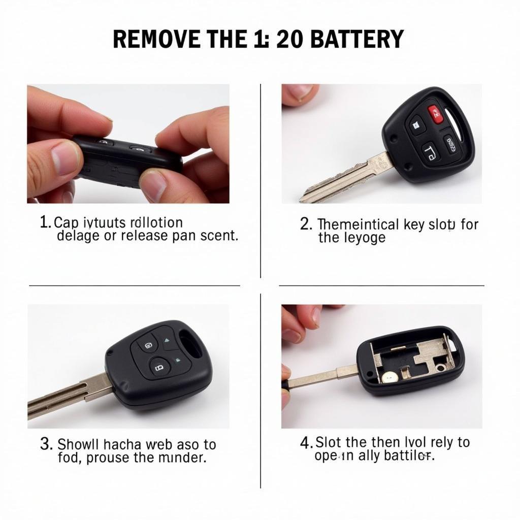 2019 Toyota Corolla Key Fob Battery Removal Steps