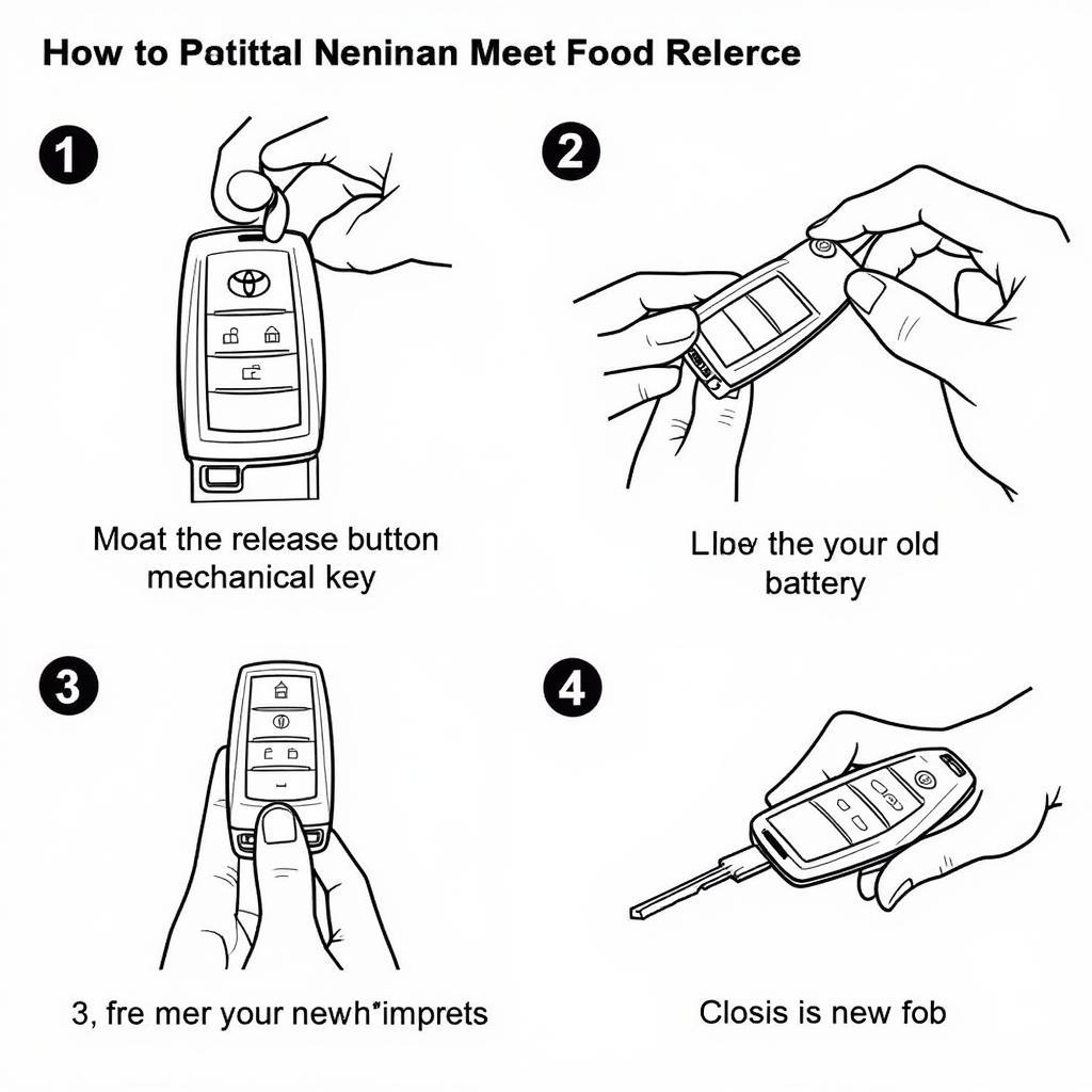 2019 Toyota Highlander Key Fob Battery Replacement Steps