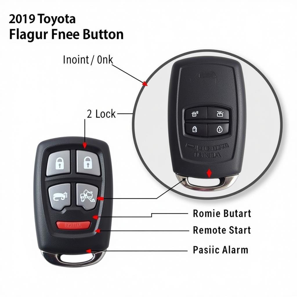 2019 Toyota Tundra Key Fob Functions - Locking, Unlocking, Remote Start, Panic Alarm