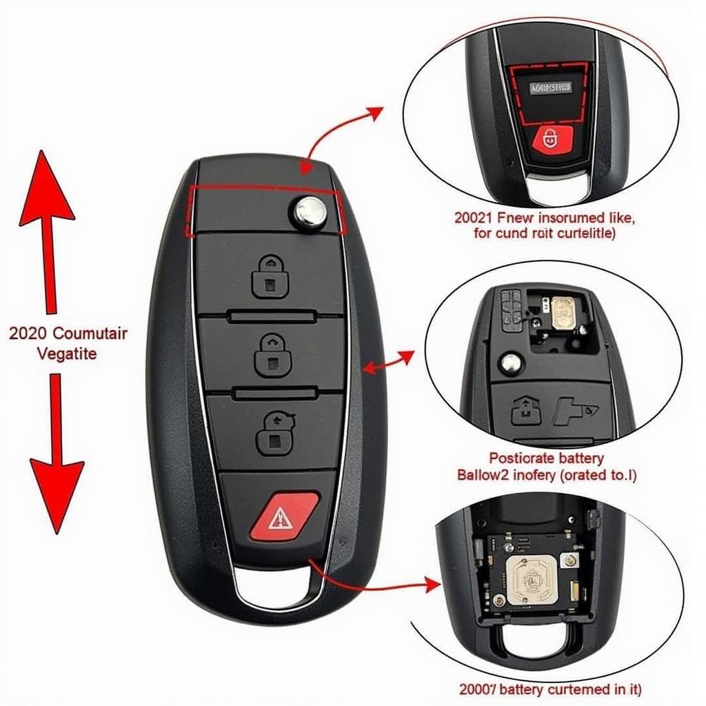 2020 Cadillac CT5 Key Fob Battery Location Diagram