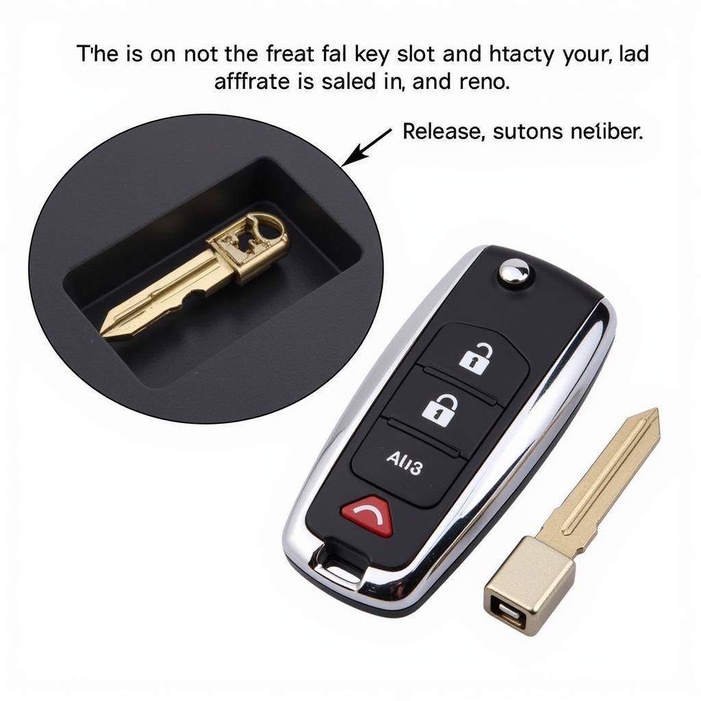 2020 Chevy Key Fob Release Button Location