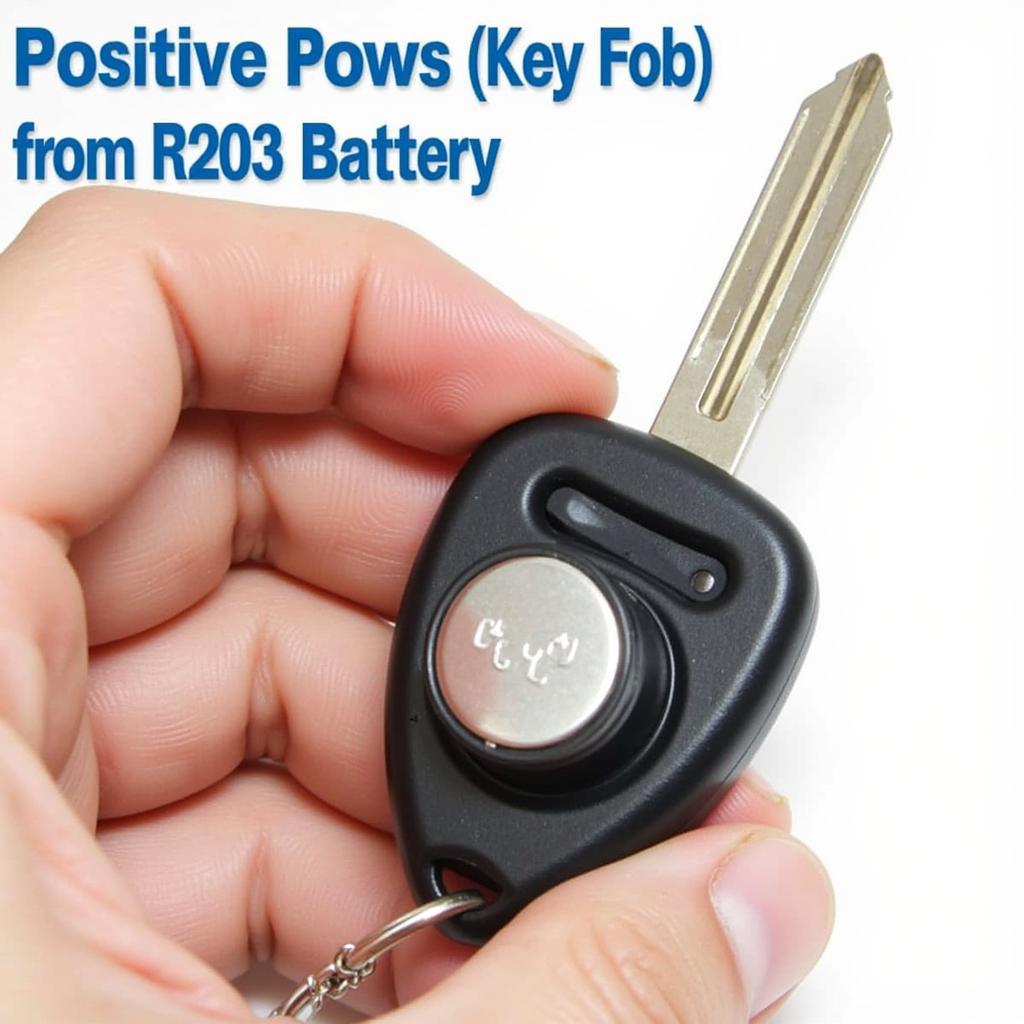 Correct Orientation of CR2032 Battery in 2020 Honda Accord Key Fob